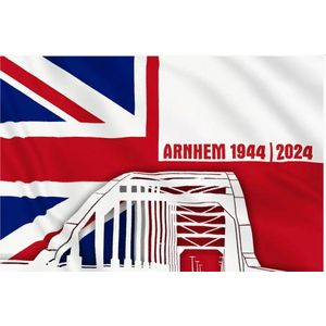 Airborne vlag 80 jaar editie 70 x 100 cm