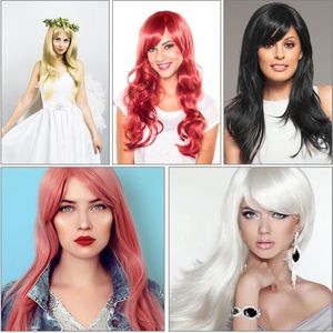 Vrouwen Natuurlijke Kijken Synthetische Pruiken - Women's Wigs-30 x 21 x 1,5 cm; 280 gram