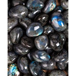 Infinity Quartz Labradoriet steen | Trommelsteen | Knuffelsteen