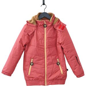 Ducksday - winterjas voor kinderen - gratis bijpassende sjaal - teddy fleece - waterdicht – winddicht – warm - unisex - Wick - maat 158/164