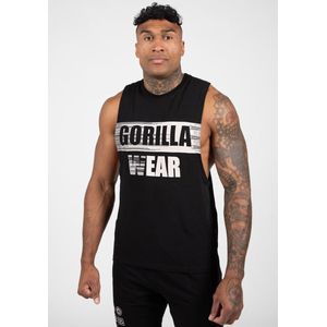 Gorilla Wear Lopez Drop Armhole Tank Top - Zwart - 3XL