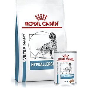 Royal Canin Hypoallergenic Combi bundel - 14 kg + 12 x 200 gr