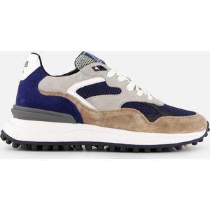 Floris van Bommel Noppi 18.06 Sneakers blauw Suede - Maat 41.5