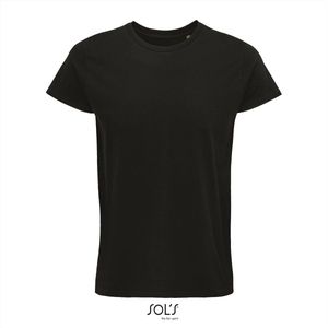 SOL'S - Crusader T-shirt - Zwart - 100% Biologisch katoen - 4XL