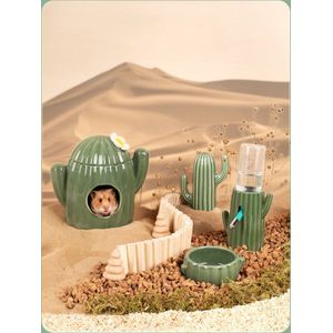 Leuke Hamster Huisje voor In De Kooi Keramische Cactus Kleine Huisdier Huis Cavia Hamster Huis Huisdier Nest Voor Kleine Dieren Muis Rat Nest Hamster Cavia Knaagdier