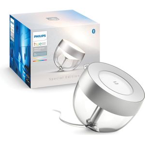 Philips Hue Iris Tafellamp - White and Color Ambiance - Gëintegreerd LED - Zilver - 8,1W - Bluetooth - Limited Edition