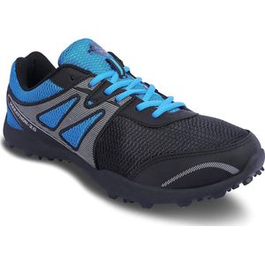 Nivia Marathon Running Shoes (Blue/Black, 9 UK/ 10 US / 43 EU) | For Running, Jogging, Training, Gym | Material: Mesh/PVC synthetic leather | Comfortable | Cushion | Light Weight