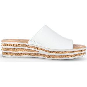 Gabor -Dames - wit - slippers muiltjes