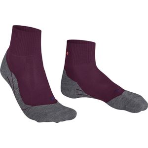 FALKE TK5 Wander Cool Short dames trekking sokken kort - paars (dark mauve) - Maat: 35-36