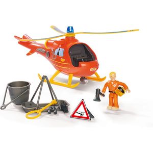 Simba - Brandweerman Sam - Helicopter Wallaby incl. Figuur