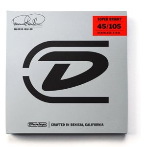 Dunlop Marcus Miller Super Bright Bass Strings 4-String Set - Snarenset voor 4-string basgitaar