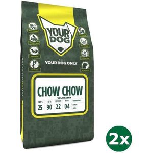 2x3 kg Yourdog chow chow volwassen hondenvoer