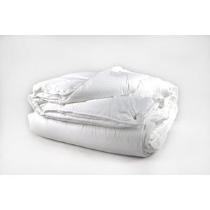 Ultra Soft 4-seizoenen - Tweepersoons/Lits-jumeaux - 140x220 cm - Anti Allergie - Wasbaar -Wit