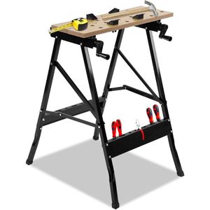 Opvouwbare werktafel voor reparatie en winkel - Werkplaatsgereedschap - Maximaal 220 lbs