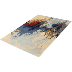 Vloerkleed Print | Saturn Donkerblauw - 310 x 240 cm