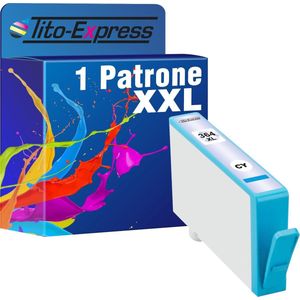 PlatinumSerie 1x inkt cartridge alternatief voor HP 364XL 364 XL Cyan