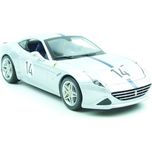 Ferrari California T ""The Hot Rod """" 70th Anniversary Collection Zilver 1-18 Burago
