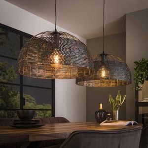 Hanglamp Metaal - 2-Lichts - 140x150x60cm - Lamp Armor - Giga Meubel