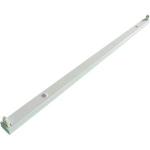 Aigostar - LED TL armatuur - 120cm wit aluminium - voor een enkel LED TL buis