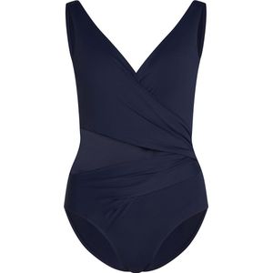Hunkemöller Shaping Shell Mesh Swimsuit Blauw XL
