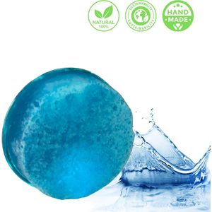 De Vitamineshop - Natuurlijke Oceaan Zeep met Spons – 100% Natuurlijke & Handgemaakte Verzorgingszeep - Handzeep - Douchezeep - Cadeau - 175 gr