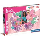 Kleurrijke Barbie Rolschaats Puzzel (104 stukjes)