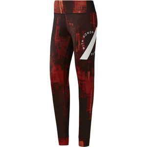 Reebok Tight Combat Lux Bold Legging Vrouw Rode XXS