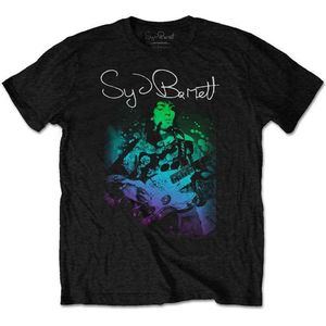 Syd Barrett - Psychedelic Heren T-shirt - S - Zwart