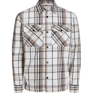 Jack & Jones Overhemd Jprccroy Spring Check Overshirt 12251117 Falcon/comfort Fi Mannen Maat - S