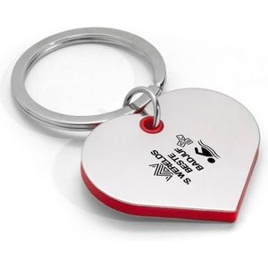 Akyol - badjuf sleutelhanger hartvorm - Badjuf - badjuffen - badjuffrouw - zwemmen - zwemdiploma - cadeau - kado - gift - geschenk - moederdag - lifeguard