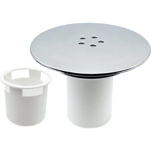 Goodivery ® Chromen Doucheputdeksel met Haarvanger - 90mm/115mm Voor Viega Tempoplex Afvoerset