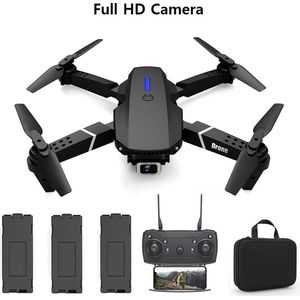 Quad Drone met camera en opbergtas - full HD - met 3 accu's