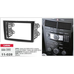 2din inbouwframe Opel astra H piano black