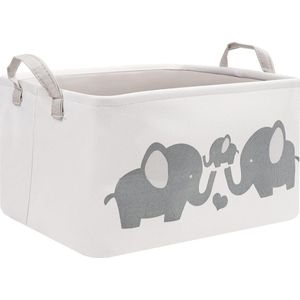 JGS ® Opvouwbare Opbergmand voor Kinderkamer met Handvatten – 17 Liter Capaciteit