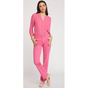 NYDJ Marilyn Straight Jeans Roze Premium Denim | Pink Peony