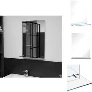 vidaXL Wandspiegel Minimalistisch - Gehard Glas - 40x60 cm - Met Schap - Spiegel