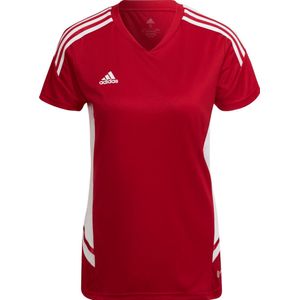 Adidas Condivo 22 Shirt Korte Mouw Dames - Rood | Maat: S