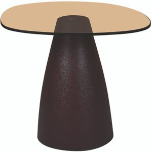 Brix - Mylon - Salontafel - Bruin - Rookglas