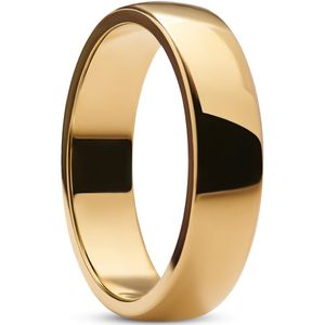 Lucleon - Heren - Roestvrij Staal Ringen - Goudkleurig