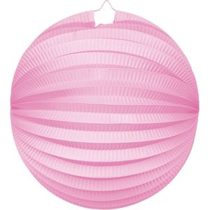 Papieren Lampion Roze 25cm - Feest Decoratie Bruiloft Zomer Festival