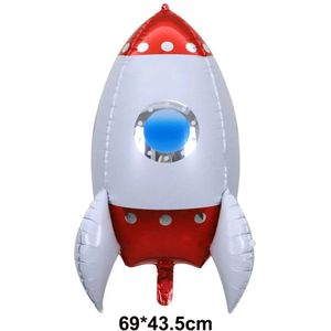 Reuze ballon Raket | Rocket | Cadeau | Mega ballon XXL | Feest | Ruimtevaart