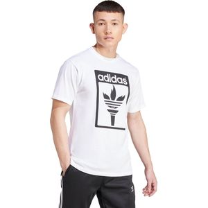 adidas Originals Trefoil Torch T-shirt - Heren - Wit