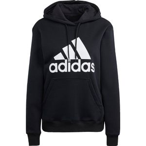 adidas Sportswear Essentials Big Logo Regular Fleece Hoodie - Dames - Zwart- XS