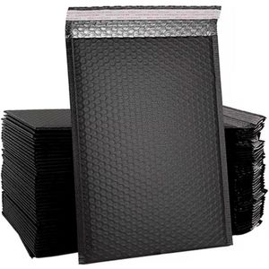BRD® | Zwart Bubbel Enveloppen A4 | 26 bij 32+4 cm | Luchtkussen envelop