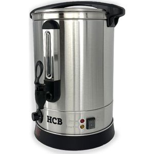 HCB® - Professionele Horeca Waterboiler - dubbelwandig - 14,3 liter - 230V - RVS / INOX - 37x33x46 cm (BxDxH) - 3.1 kg