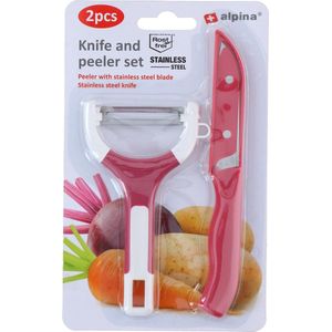 Schilmes en Dunschiller Set - Rood - Keramisch & RVS Mix - Non-Stick Coating