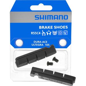Shimano Remblokrubbers R55c4 V-brake/cantilever Zwart 2 Stuks