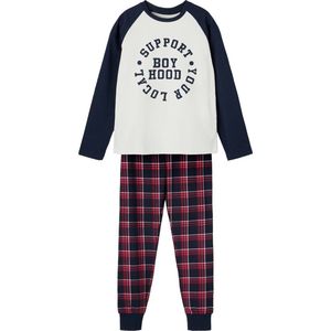 Name it jongens pyjama - Boyhood - 128 - Wit.