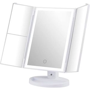 Equivera Hollywood Spiegel - Hollywood Spiegel - Hollywood Spiegel met Verlichting - Make-Up Spiegel - Make-Up Spiegel met Verlichting - Spiegel met Licht - Tafel Spiegel - Slaapkamer Spiegel