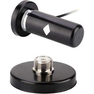 Mobiele VHF/UHF Dual Band-antenne met BNC-stekker Magnetische Basis voor Auto/Scanner Station - BC75XLT BC125AT .